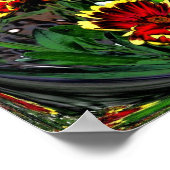 Abstrakte Blume Poster (Ecke)