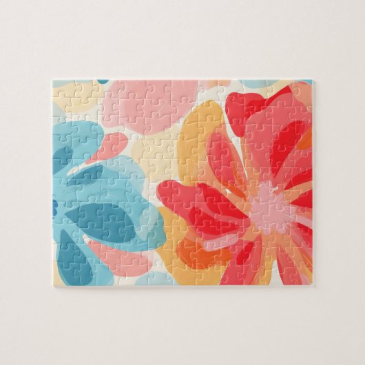 Abstrakte Blume Puzzle (Horizontal)