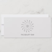 Abstrakte Blume schießen Elegantes Geschenkgutsche (Vorderseite)