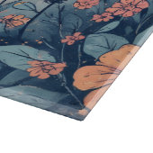 Abstrakte Blume Schneidebrett (Ecke)