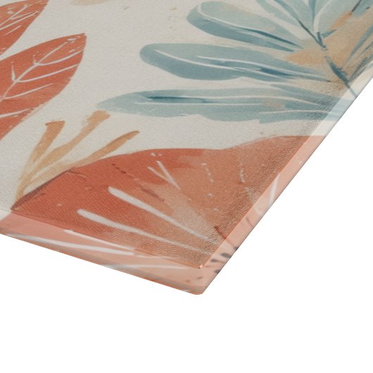 Abstrakte Blume Schneidebrett (Ecke)