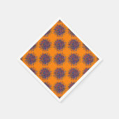 Abstrakte Blume Serviette (Ecke)