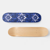 Abstrakte Blume Skateboard (Horizontal)
