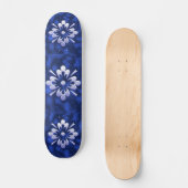 Abstrakte Blume Skateboard (Vorderseite)