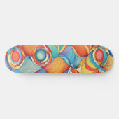 Abstrakte Blume Skateboard (Horizontal)