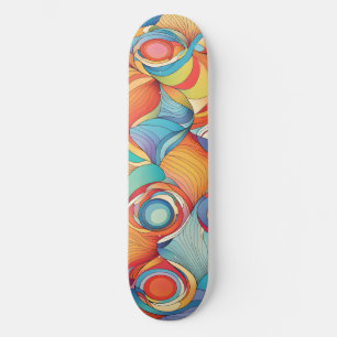 Abstrakte Blume Skateboard