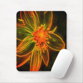 Abstrakte Blume Sonnenblumen Mousepad (Mit Mouse)