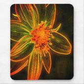 Abstrakte Blume Sonnenblumen Mousepad (Vorne)