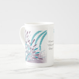 Abstrakte Blume Spezielle Tasse