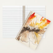 Abstrakte Blume SpiralNotebook Notizblock (Innen)