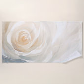 Abstrakte Blume Strandtuch (Vorderseite)