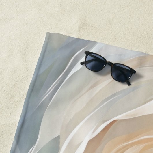 Abstrakte Blume Strandtuch (Beispiel)