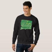Abstrakte Blume Sweatshirt (Vorne ganz)