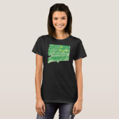 Abstrakte Blume T-Shirt (Vorne ganz)