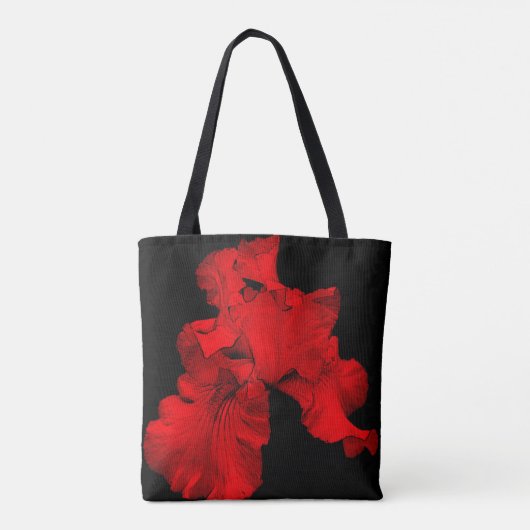 Abstrakte Blume Tasche (Rückseite)