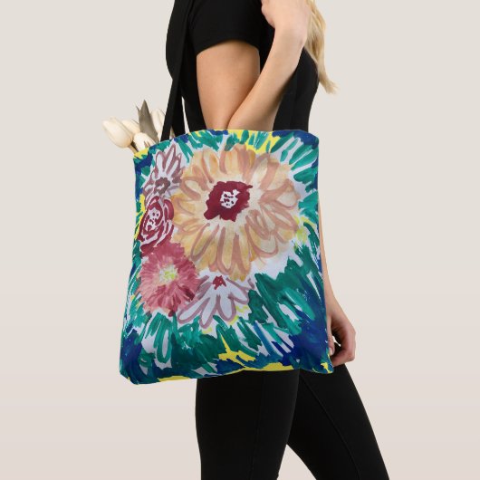 Abstrakte Blume Tasche (Von Nahem)