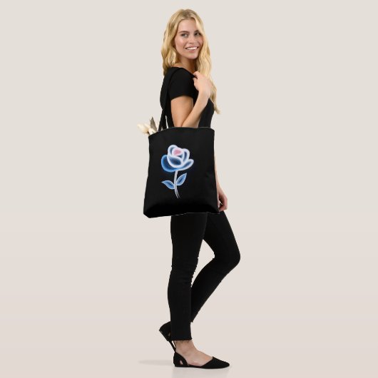 Abstrakte Blume Tasche (Am Model)