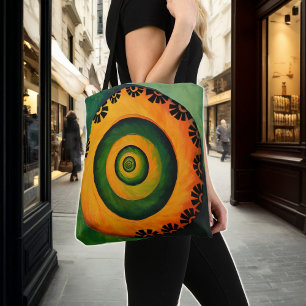Abstrakte Blume Tasche