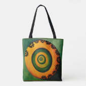 Abstrakte Blume Tasche (Rückseite)