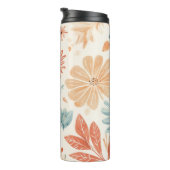 Abstrakte Blume Thermosbecher (Nach rechts gedreht)