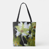 Abstrakte Blume Totbeutel Tasche (Rückseite)