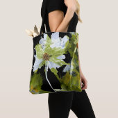 Abstrakte Blume Totbeutel Tasche (Von Nahem)