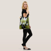 Abstrakte Blume Totbeutel Tasche (Am Model)
