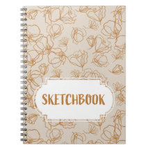 Abstrakte Blume über Beige