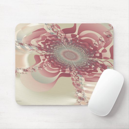 Abstrakte Blume uF Mousepad (Mit Mouse)
