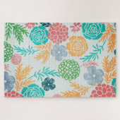 Abstrakte Blume und Zweifler Puzzle (Horizontal)