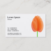 Abstrakte Blume Visitenkarte (Rückseite)