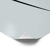 Abstrakte Blume von Philadelphus Poster (Ecke)