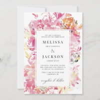 Abstrakte Blume Weiß, Rosa und Blütenfarbe