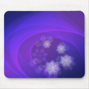 Abstrakte Blume zum Hintergrund des gefalteten Ind Mousepad