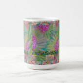 Abstrakte Blumen 8 Kaffeetasse (Mittel)