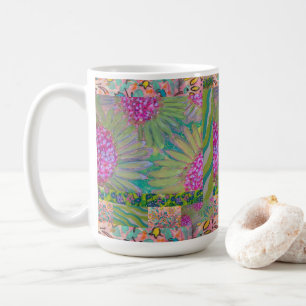 Abstrakte Blumen 8 Kaffeetasse