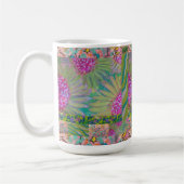 Abstrakte Blumen 8 Kaffeetasse (Links)