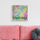 Abstrakte Blumen 8 Leinwanddruck (Insitu (Wohnzimmer))