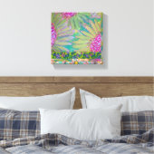 Abstrakte Blumen 8 Leinwanddruck (Insitu (Schlafzimmer))