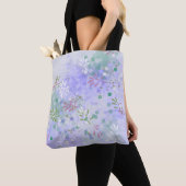 Abstrakte Blumen Frühlingsblumen Tasche (Von Nahem)