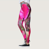 Abstrakte Blumen-Leggings Leggings (Links)