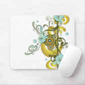 Abstrakte Blumen Mousepad (Mit Mouse)