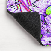 Abstrakte Blumen Mousepad (Ecke)