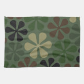 Abstrakte Blumen-Tarnung Handtuch (Horizontal)