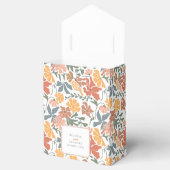 Abstrakte Blumen & Vögel Mitte Jahrhundert Moderne Geschenkschachtel (Geöffnet)