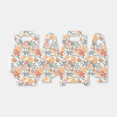 Abstrakte Blumen & Vögel Mitte Jahrhundert Moderne Geschenkschachtel (Ungefaltet)