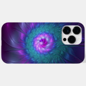 Abstrakte Blumenbeauty Fraktal Kunst, Dichtung und Case-Mate iPhone Hülle (Rückseite (Horizontal))