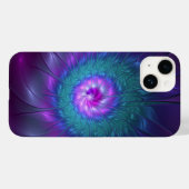 Abstrakte Blumenbeauty Fraktal Kunst, Dichtung und Case-Mate iPhone Hülle (Rückseite (Horizontal))