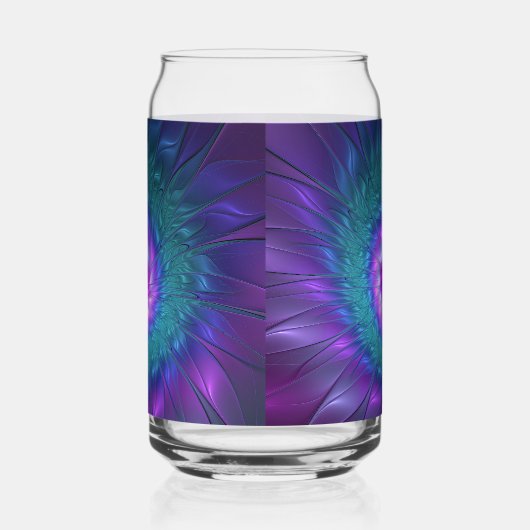 Abstrakte Blumenbeauty Fraktal Kunst, Dichtung und Dosenglas (Links)