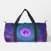 Abstrakte Blumenbeauty Fraktal Kunst, Dichtung und Duffle Bag (Vorderseite)
